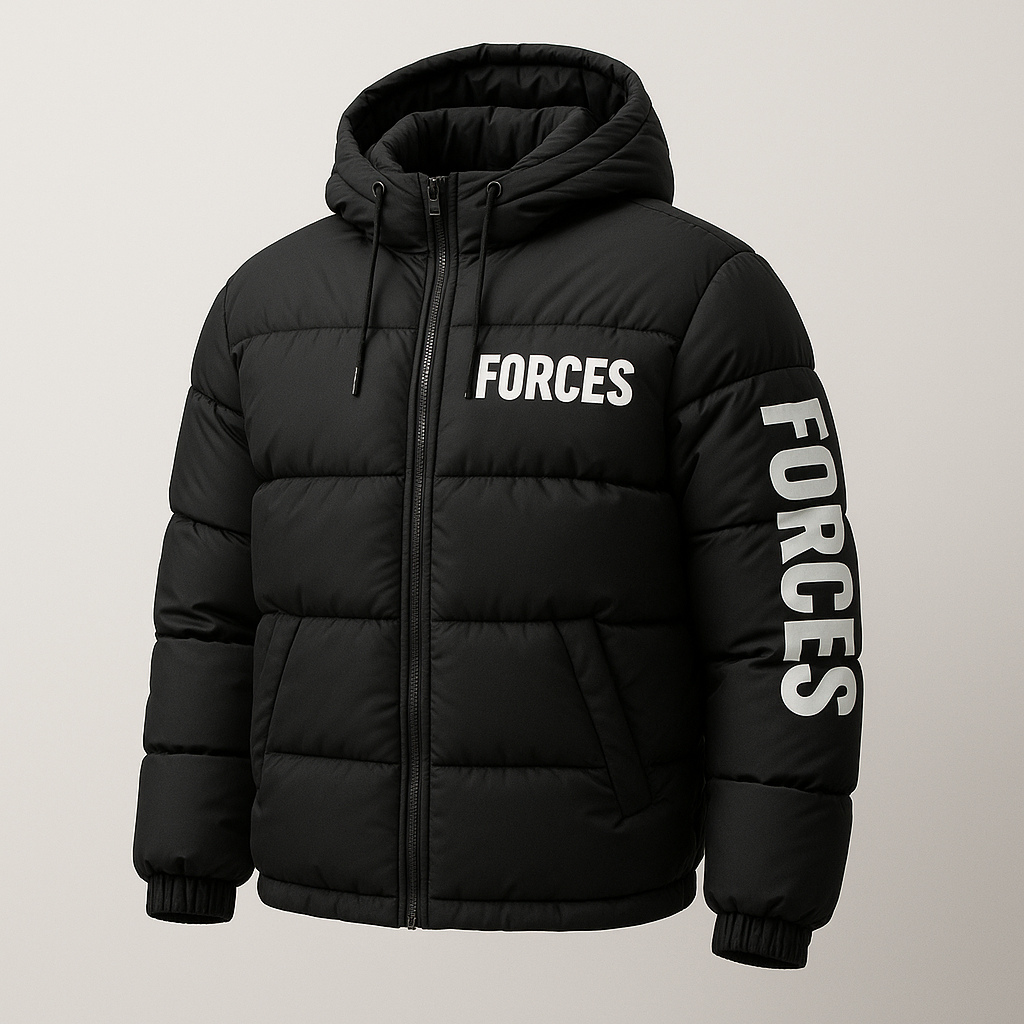 Ultra Forces Puffer Jacket - 'Black'