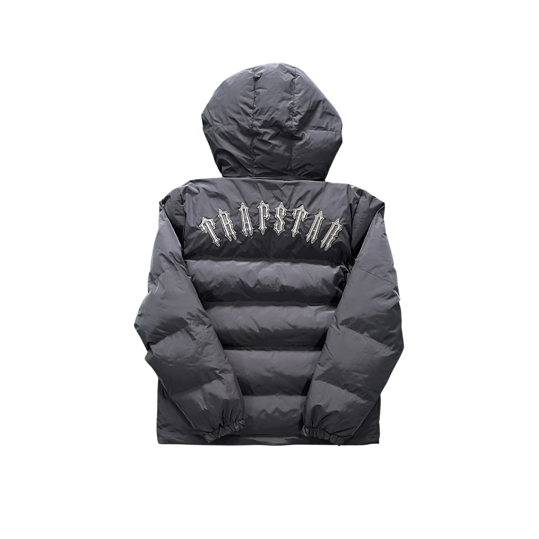 TS Stone Grey Irongate Hooded Puffer Jacket
