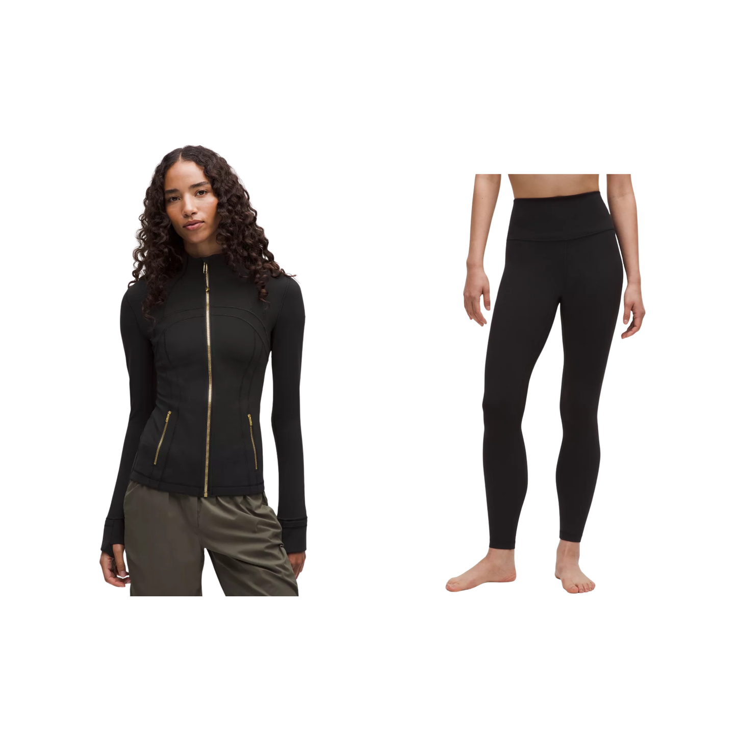 Lululemon Set - Black and Gold