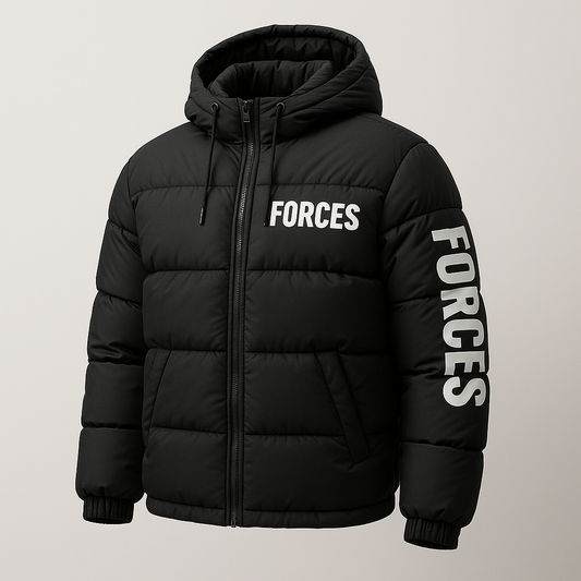 Ultra Forces Puffer Jacket - 'Black'