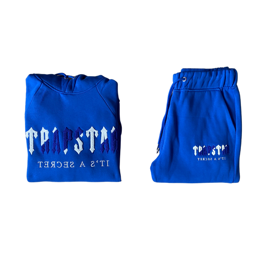 TS Chenille Decoded Hooded Tracksuit - Dazzling Blue