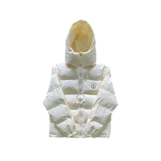 TS Cream Irongate Hooded Puffer Jacket