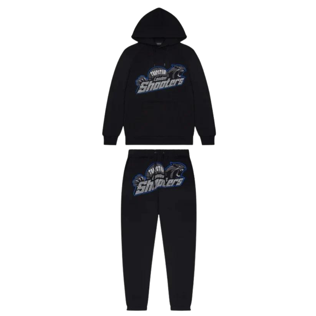 TS London Shooters Hooded Tracksuit - Ice Outline