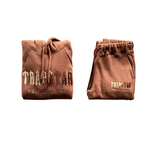 TS Chenille Decoded Hooded Tracksuit - Brown