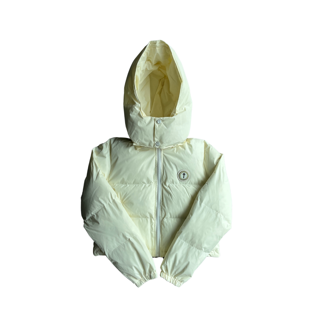 TS Womens Cream Irongate Hooded Puffer Jacket
