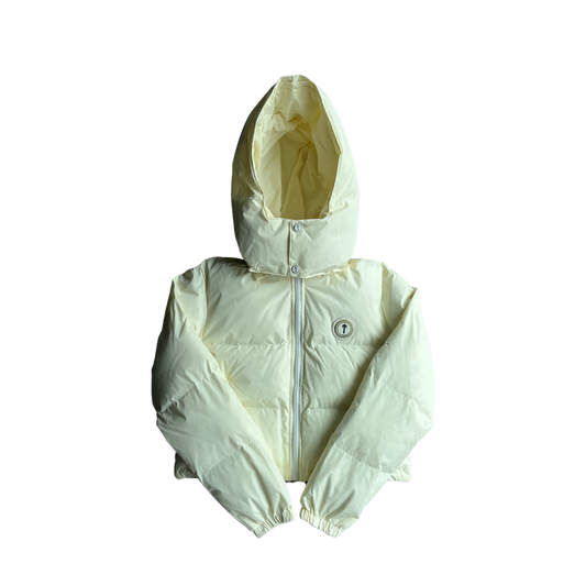 TS Womens Cream Irongate Hooded Puffer Jacket