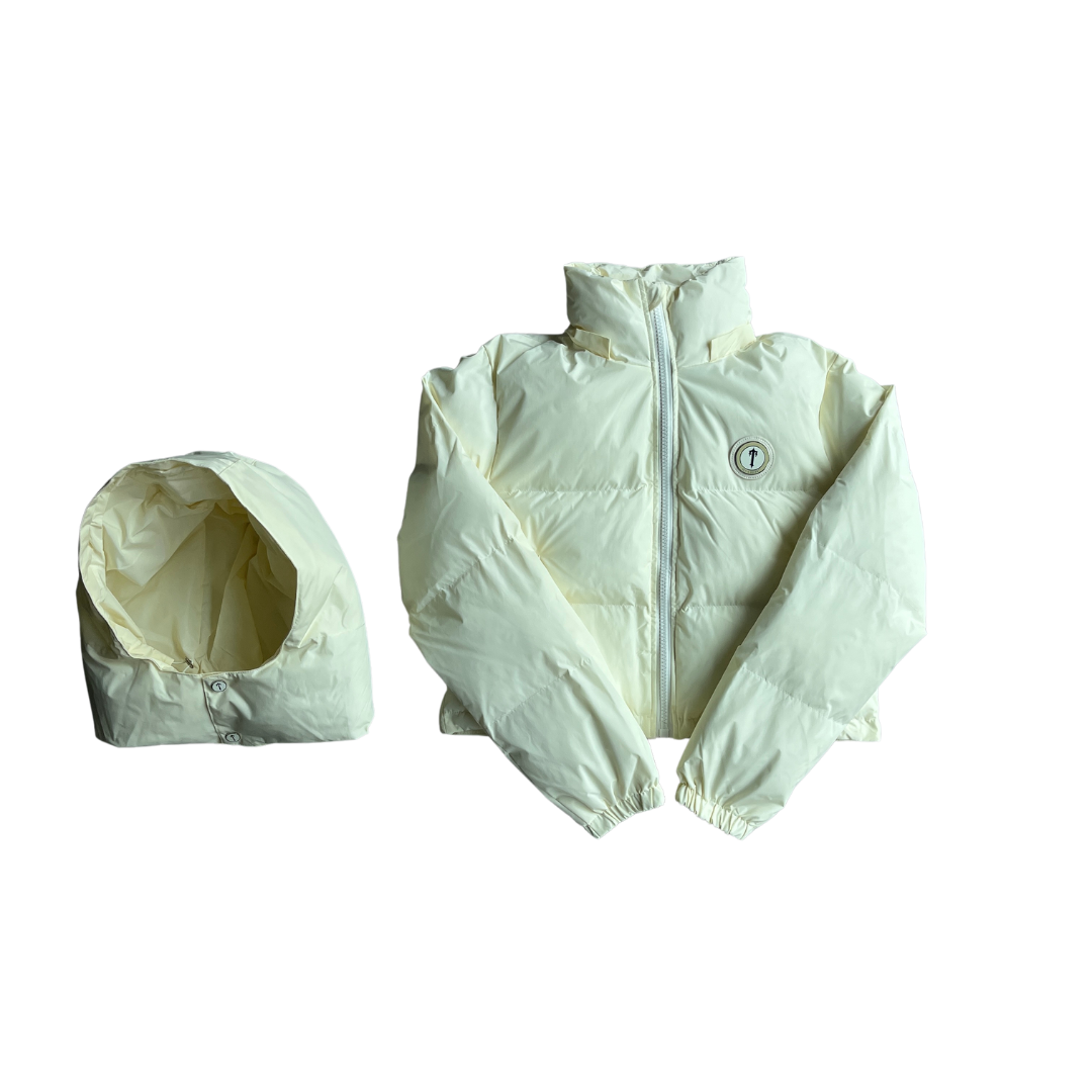 TS Womens Cream Irongate Hooded Puffer Jacket
