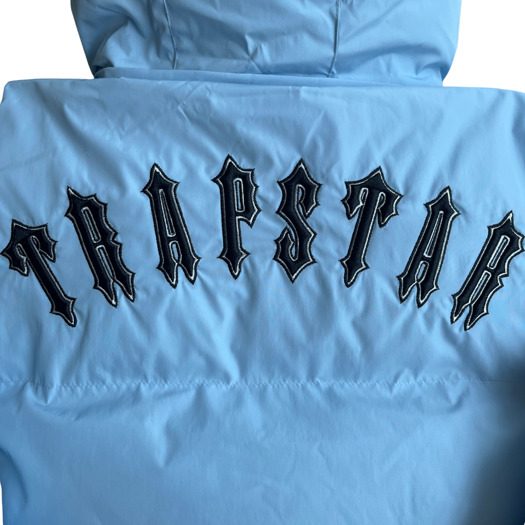 TS Womens Ice Blue Irongate Hooded Puffer Jacket