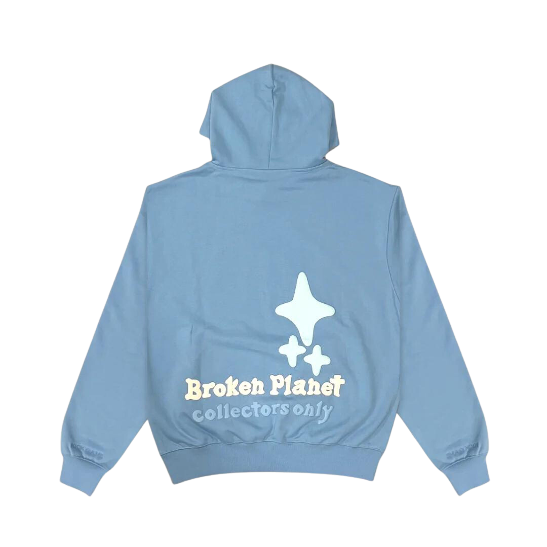 Broken Planet Hoodie - Baby Blue