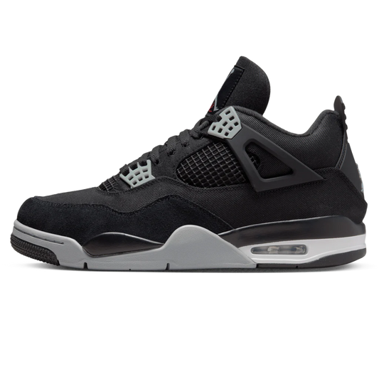 AJ4 Retro 'Black Canvas'