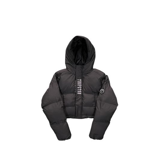 TS Womens Decoded Hooded Puffer Jacket 2.0 - Black