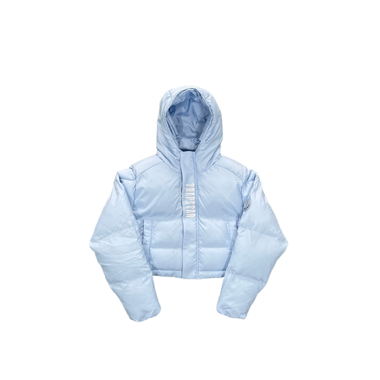 TS Womens Decoded Hooded Puffer Jacket 2.0 - Ice Blue