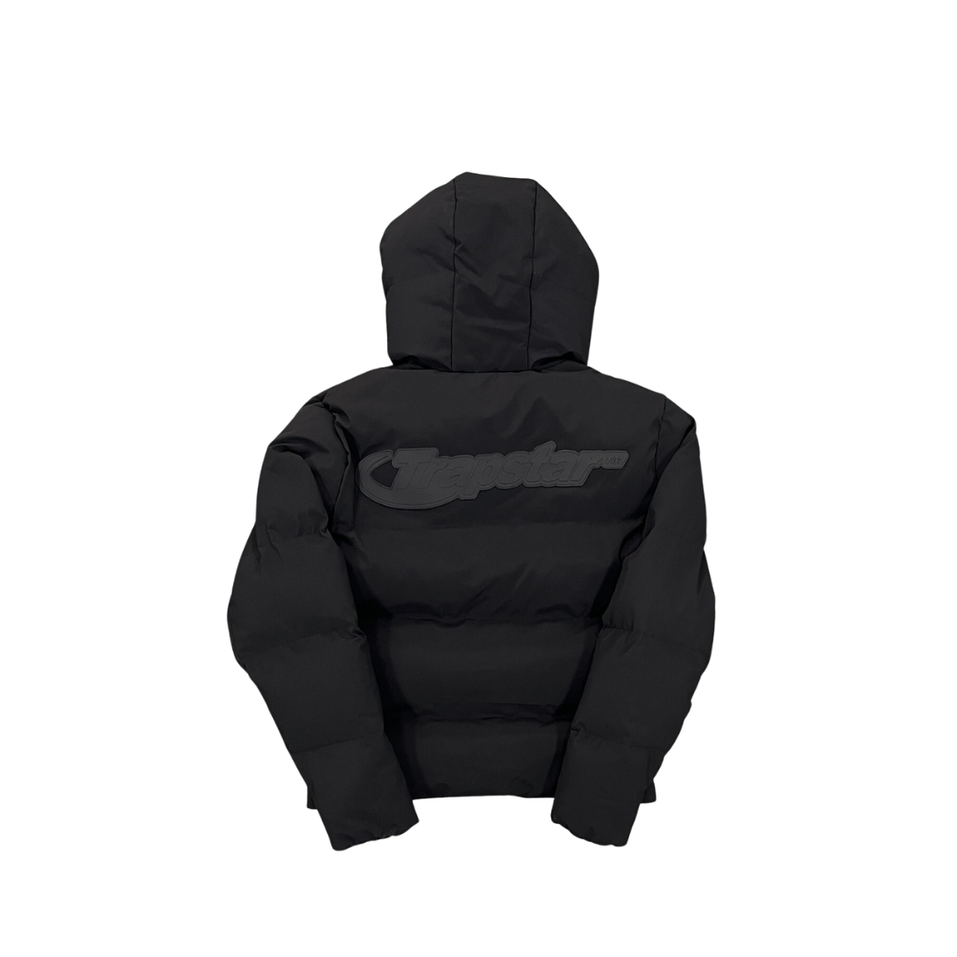 TS Technical Hyperdrive Hooded Puffer Jacket - Black/White