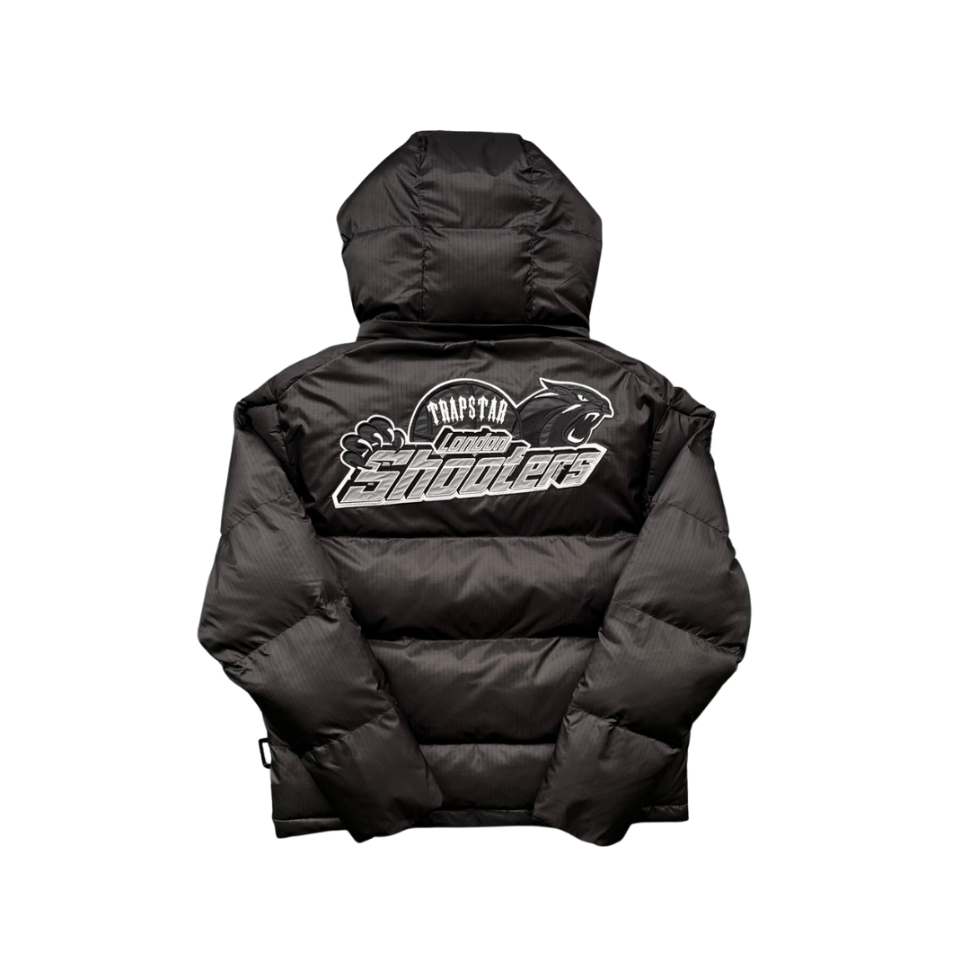 TS Shooters Hooded Puffer Jacket - Black