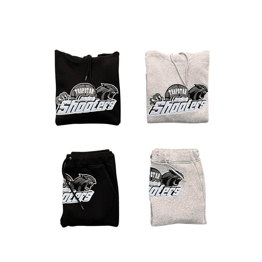 TS London Shooters Hooded Tracksuit - Sky Blue Outline