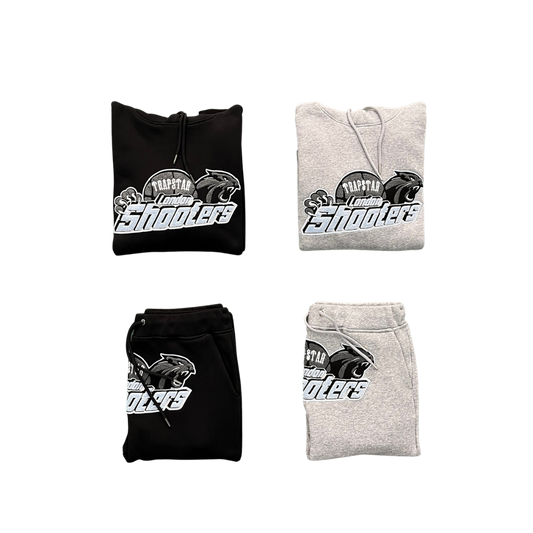 TS London Shooters Hooded Tracksuit - Sky Blue Outline