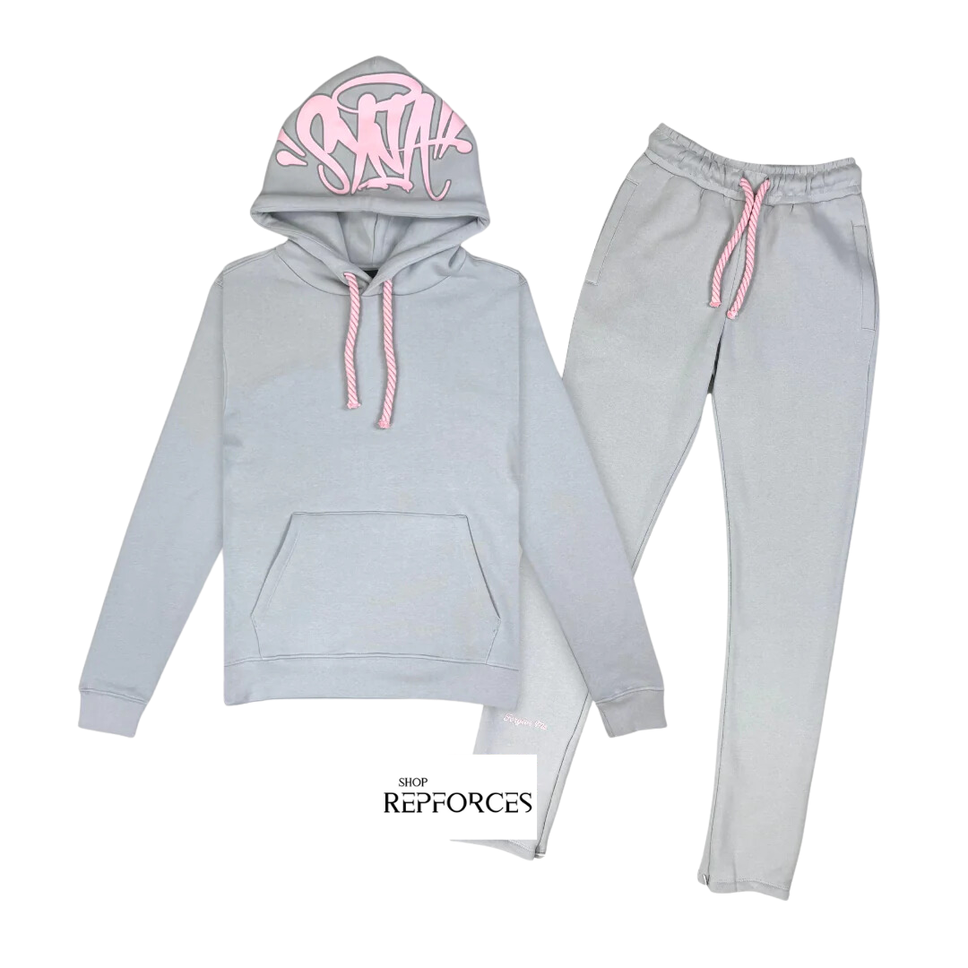 Synaworld Tracksuit - Grey/Pink