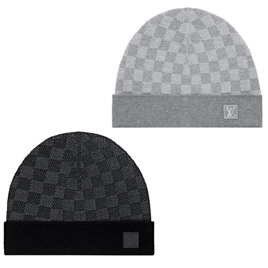 2 Free LV Beanies - Black & Grey (MINIMUM £200 SPEND)