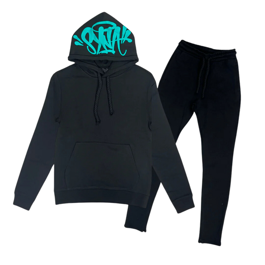 Synaworld Tracksuit - Black/Teal