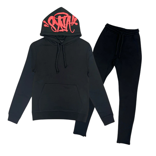 Synaworld Tracksuit - Black/Red